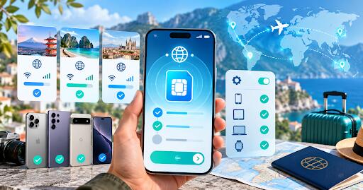 海外用eSIMアプリの選び方は？対応機種の確認から設定方法・サービス比較まで解説